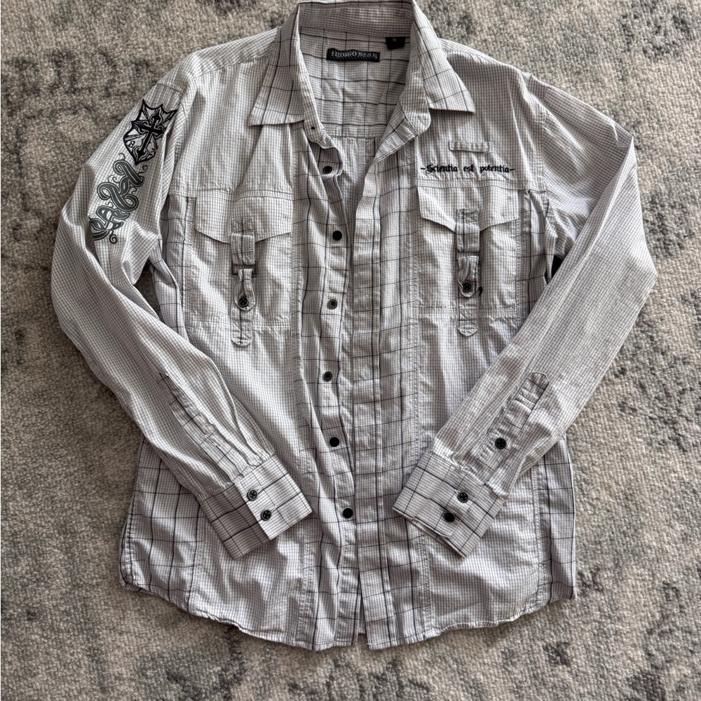 affliction style vintage y2k flannel